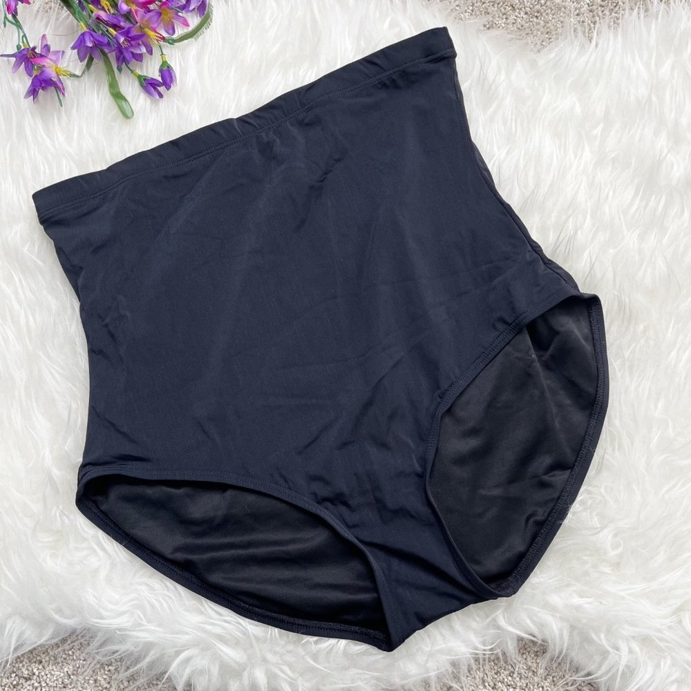 Spanx Size 16 Black Shapewear Tummy Compression High Waist Shaper Brief